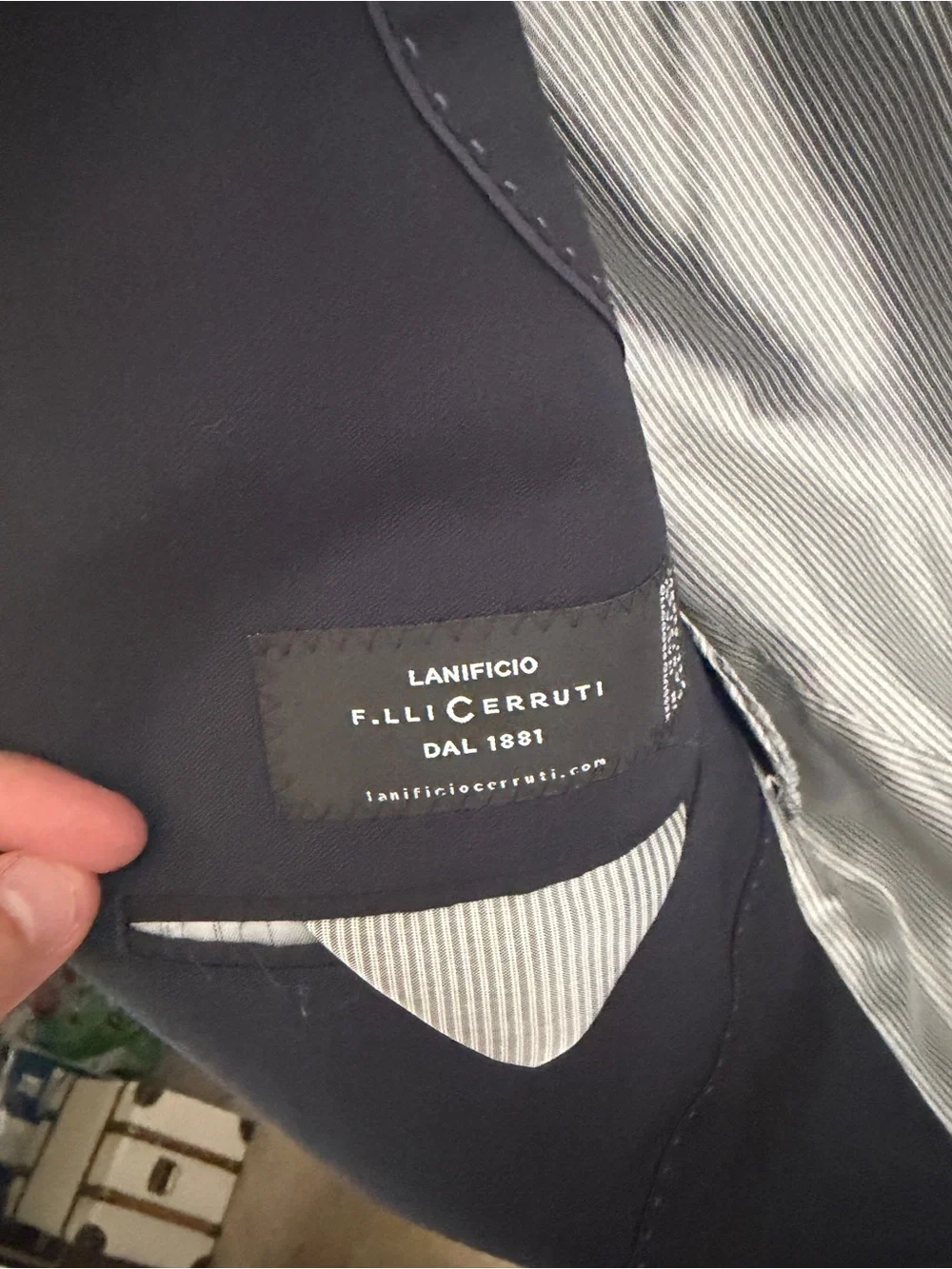 Banana Republic Men's Navy Two-Button Suit Jacket & Pants